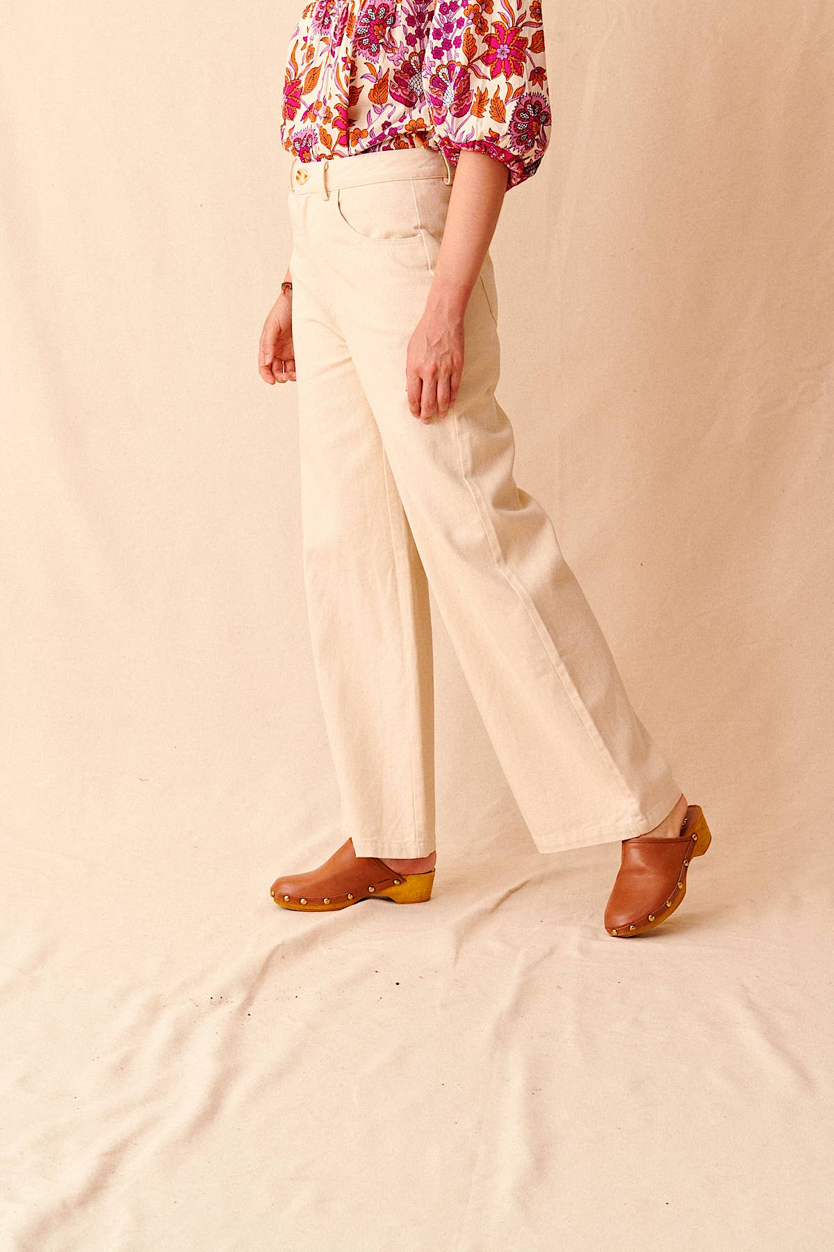 Nucia high-waisted trousers