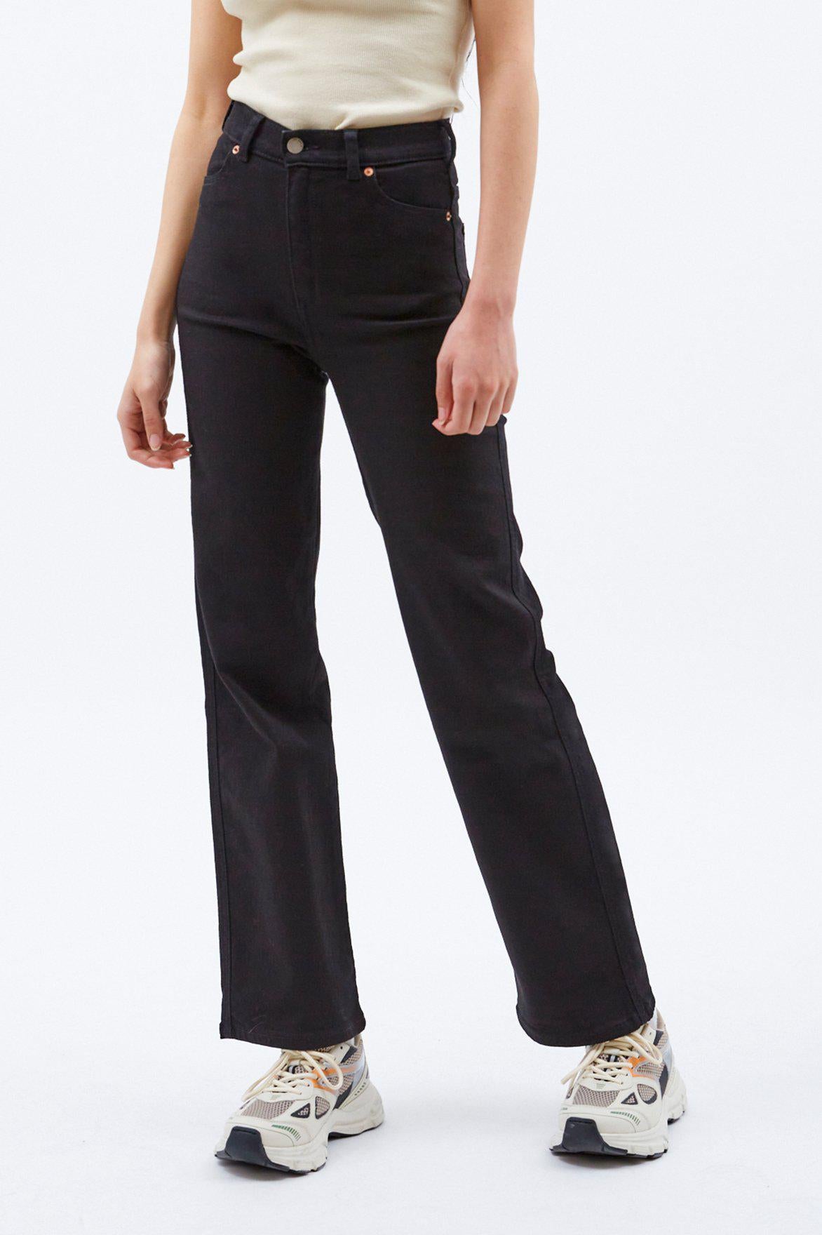 Moxy Straight Jeans ~ Solid Black