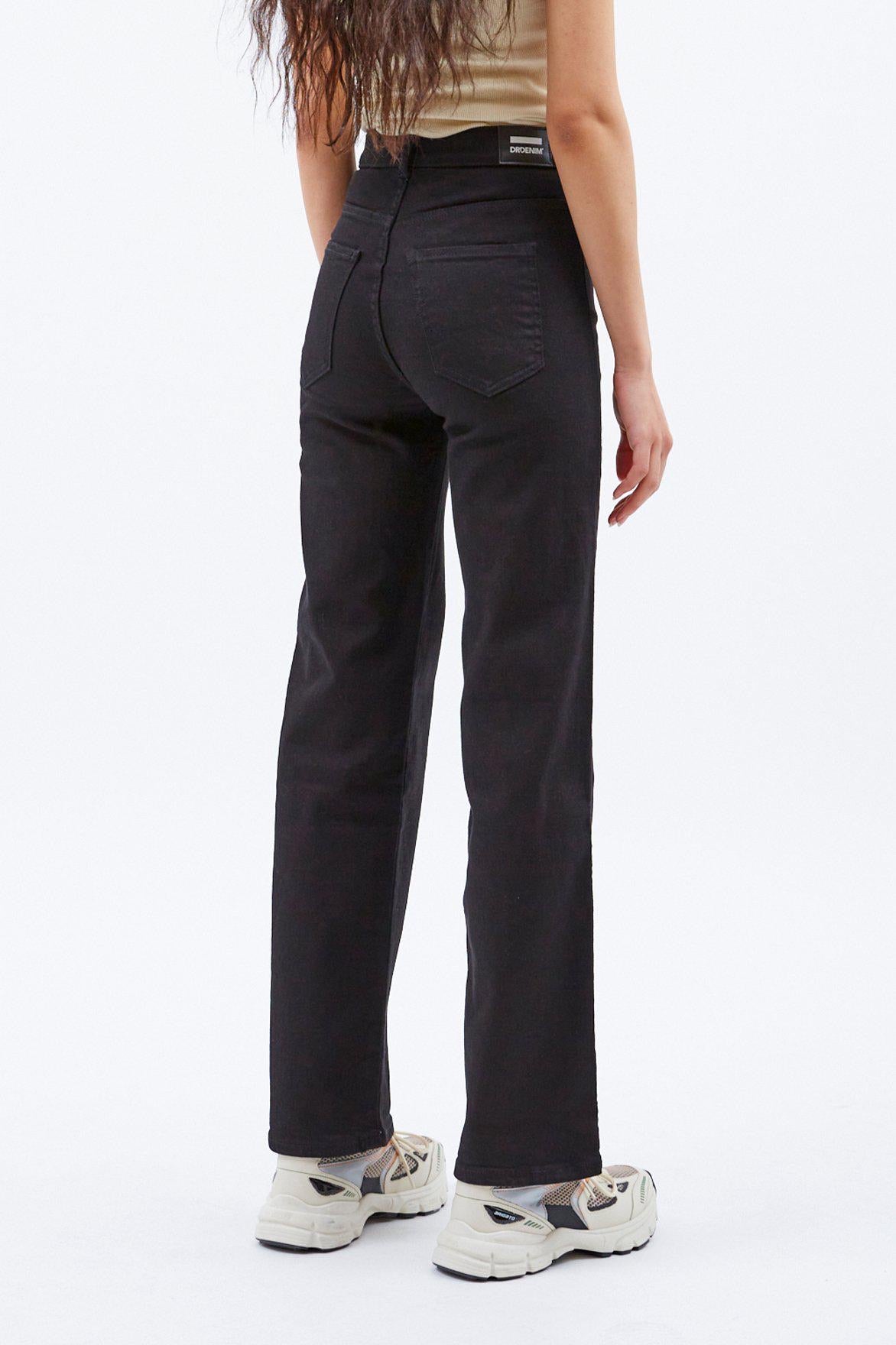 Moxy Straight Jeans ~ Solid Black