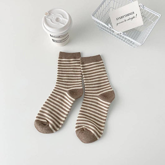 Oatmeal Stripe Socks